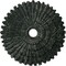 Ekena Millwork Eryn Ceiling Medallion (Canopies up to 4"), 24 3/4"OD x 3 1/4"ID x 1 7/8"P, Painted Turtle Crackle CM24ENPTC - alternate 1